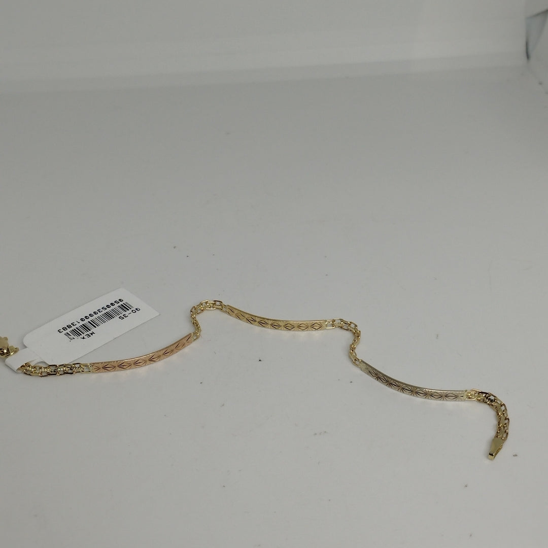 PULSERA ESPECIAL 10K 18 CM 2.5 GR (NUEVO)