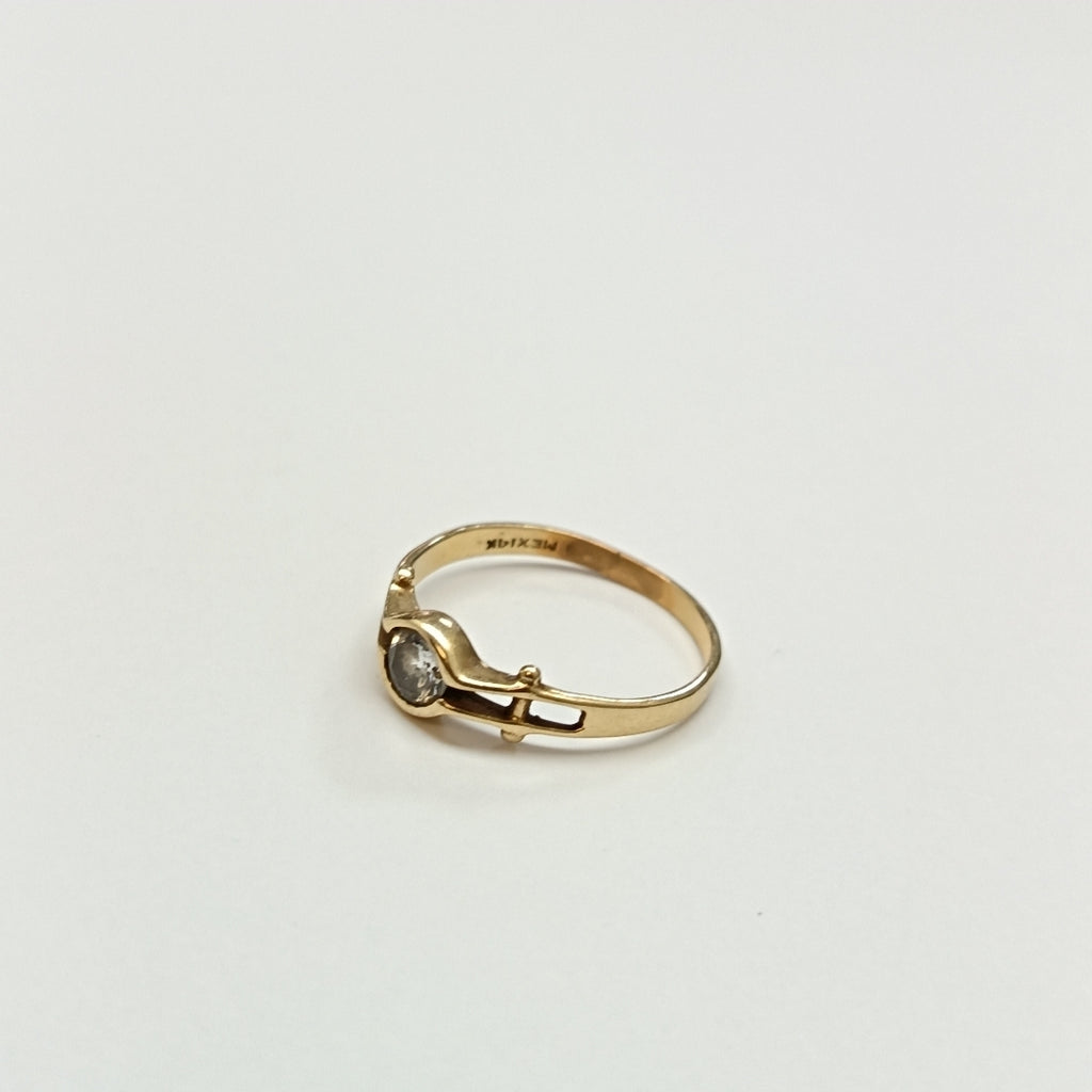SOLITARIO ORO 14 K 2,00 GRMS (SEMINUEVO)