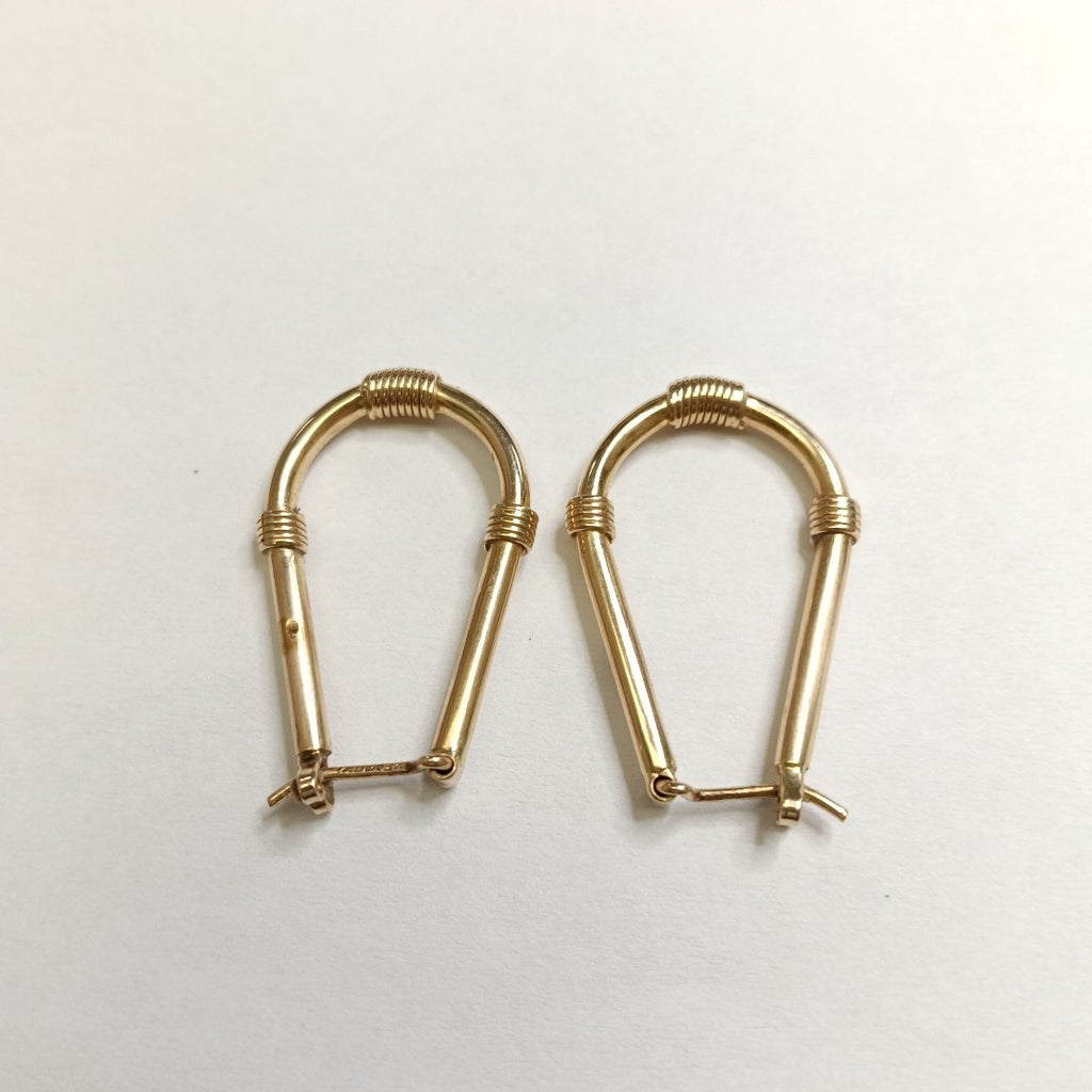 ARRACADAS PAR ORO 14 K 3,40 GRMS (SEMINUEVO)
