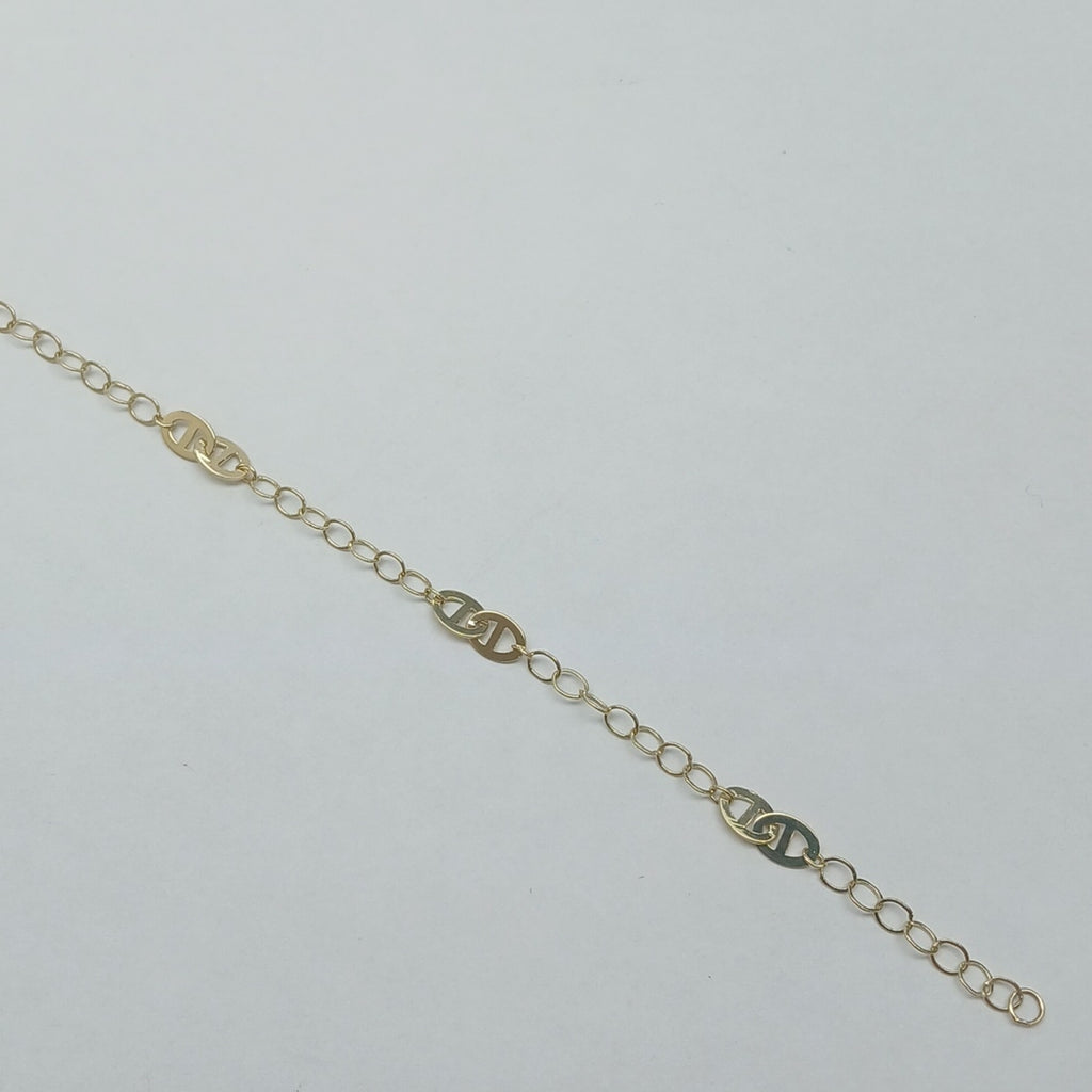 PULSERA ESPECIAL 14K 18 CM 1.5 GR (NUEVO)