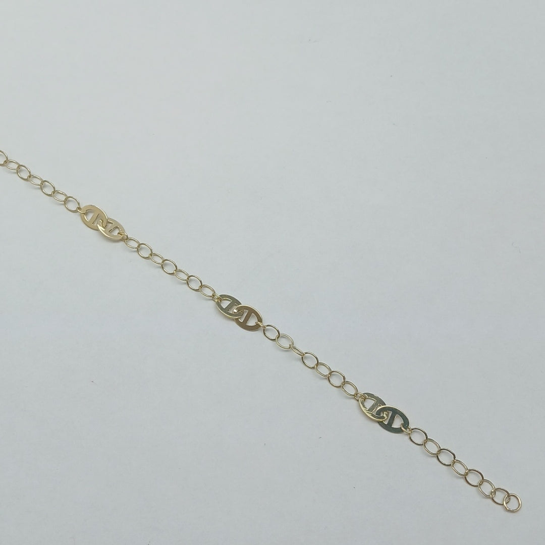 PULSERA ESPECIAL 14K 18 CM 1.5 GR (NUEVO)
