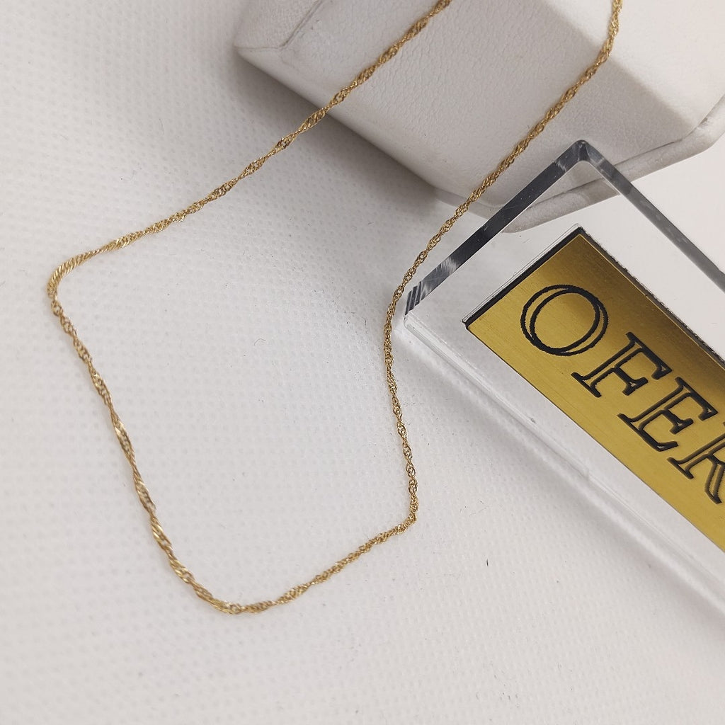 CADENA ORO 8 K 0,70 GRMS (SEMINUEVO)