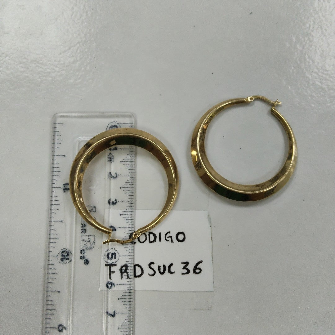 ARRACADAS PAR ORO 14 K 6,20 GRMS (SEMINUEVO)