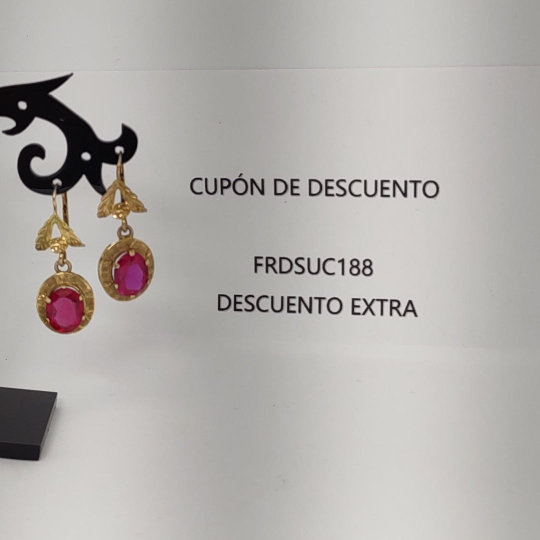 ARETES PAR ORO 10 K 4,50 GRMS (SEMINUEVO)