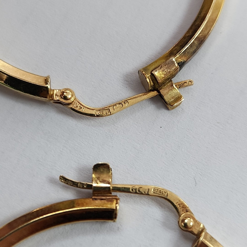 ARRACADAS PAR ORO 14 K 3,20 GRMS (SEMINUEVO)