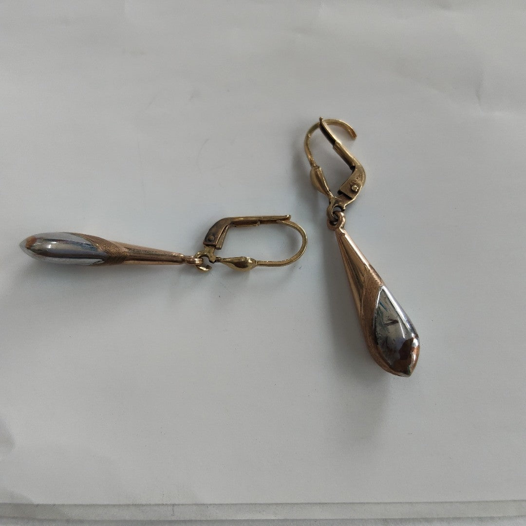 ARETES PAR ORO 14 K 2.2 GRMS (SEMINUEVO)