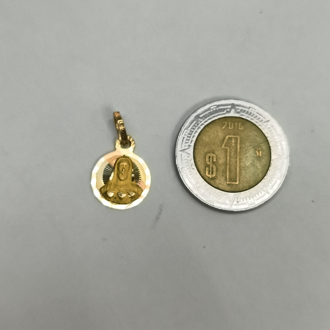 MEDALLA RELIGIOSA ORO 10 K 0.8 GRMS (SEMINUEVO)