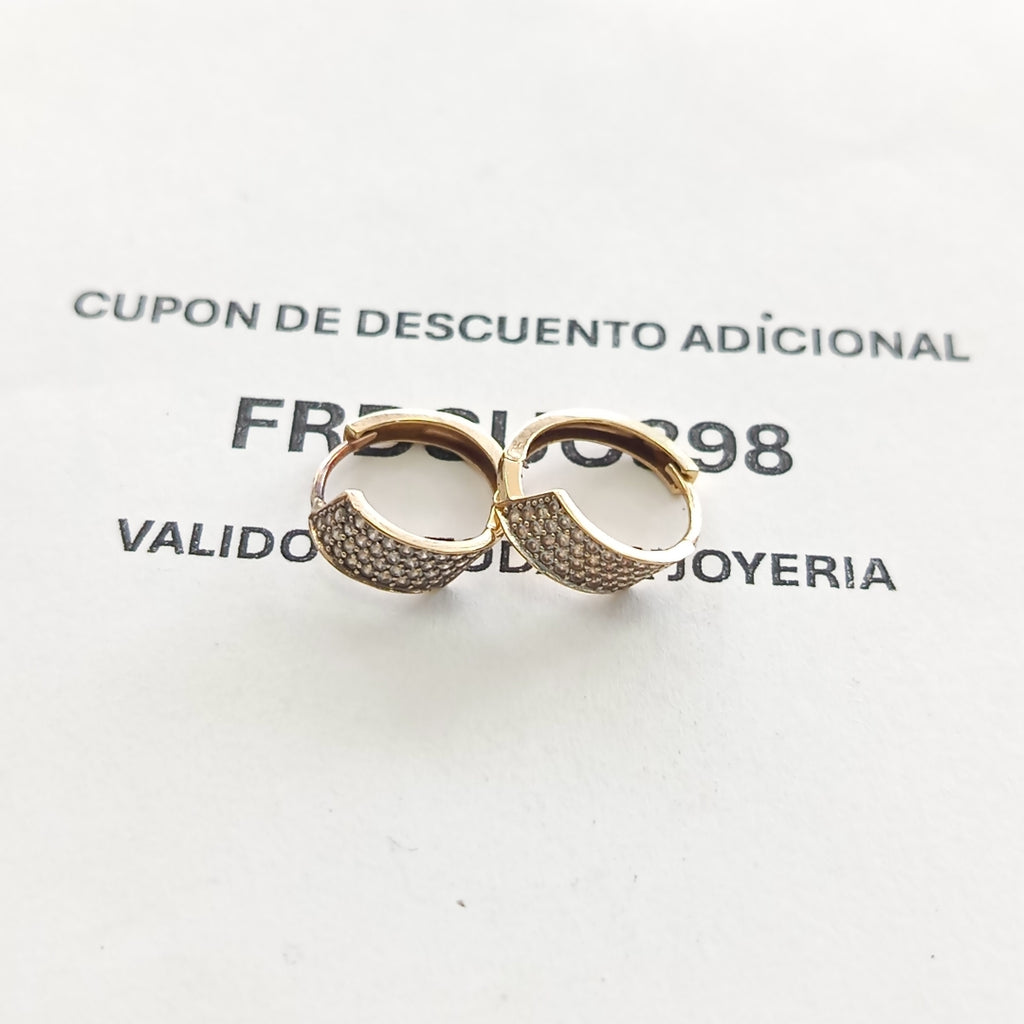 BROQUELES PAR ORO 10 K 1,70 GRMS (SEMINUEVO)