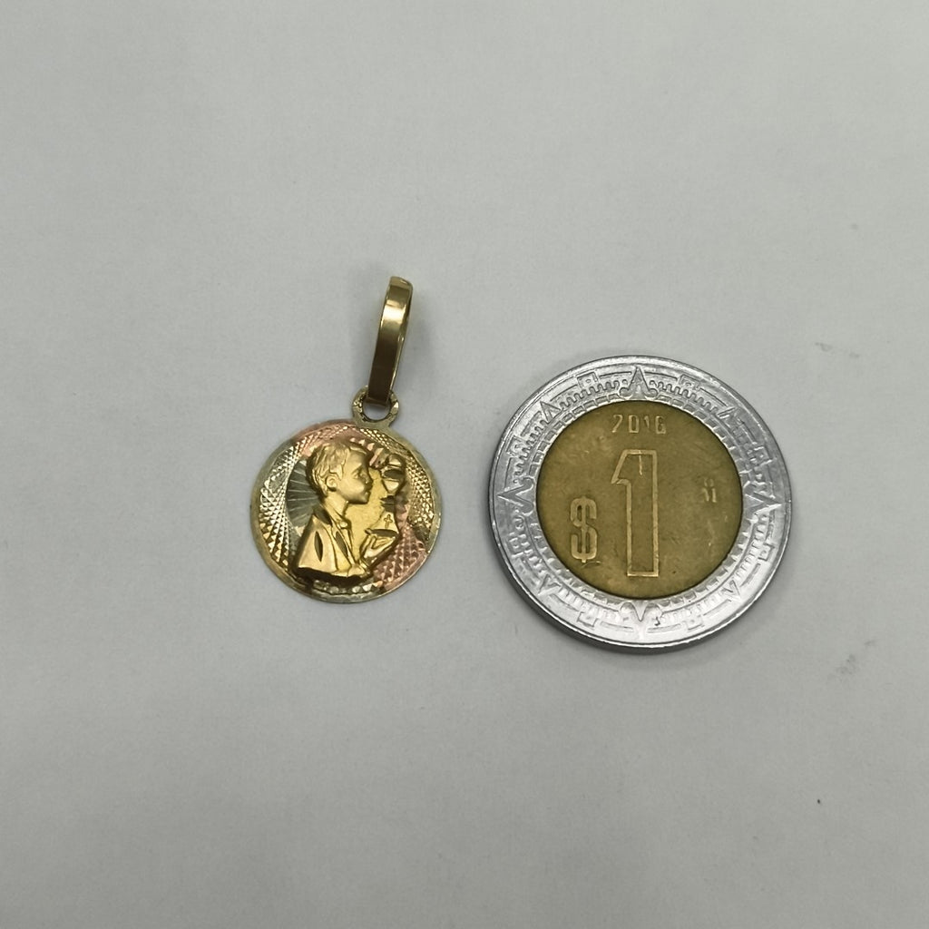 MEDALLA RELIGIOSA ORO 10 K 0,90 GRMS (SEMINUEVO)