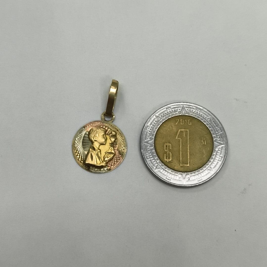 MEDALLA RELIGIOSA ORO 10 K 0,90 GRMS (SEMINUEVO)