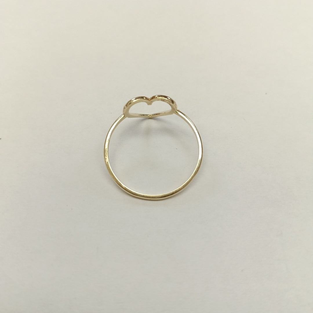 ANILLOS ANILLITO FIG CORAZON 10K TALLA 8 0.8 GR (NUEVO)
