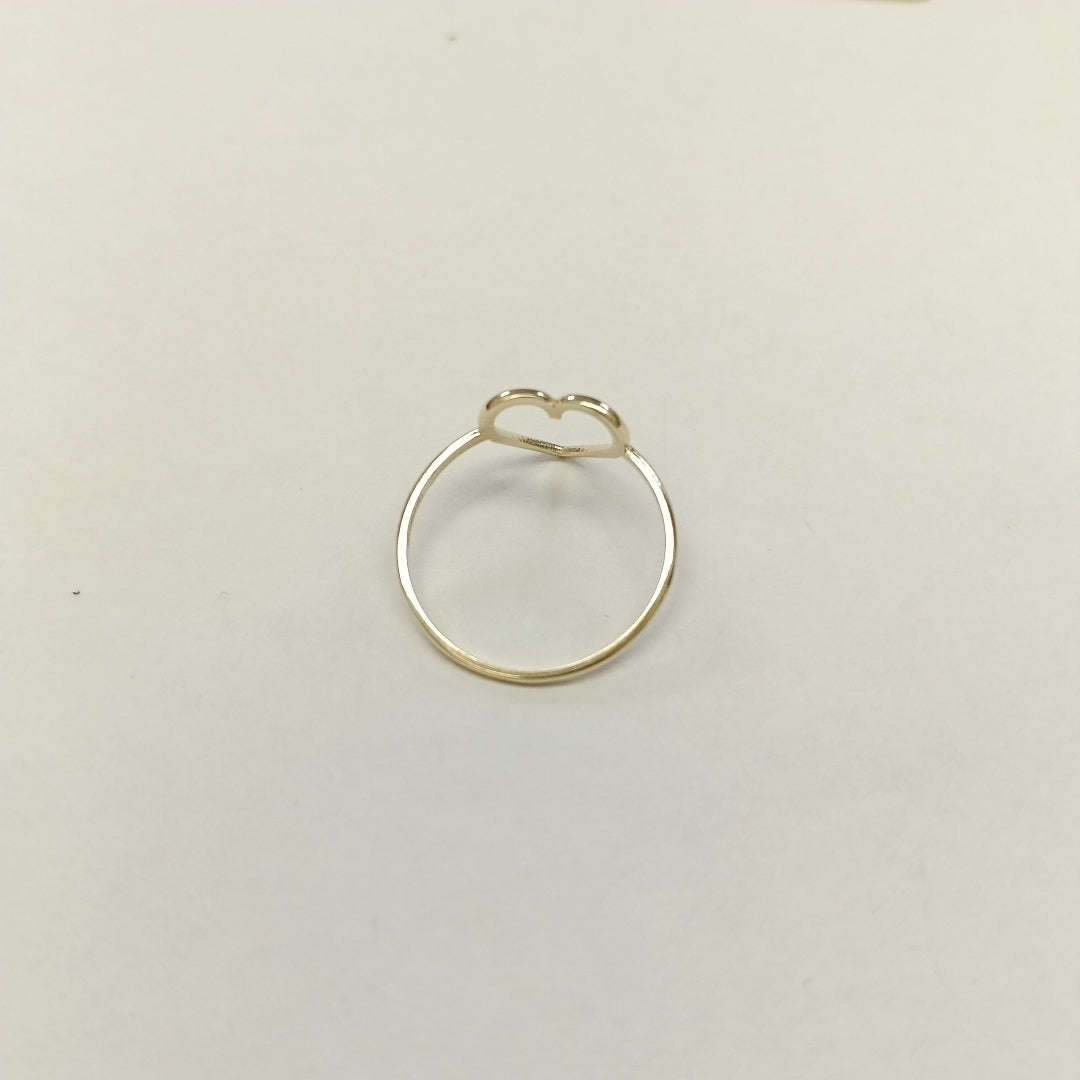 ANILLOS ANILLITO FIG CORAZON 10K TALLA 8 0.9 GR (NUEVO)
