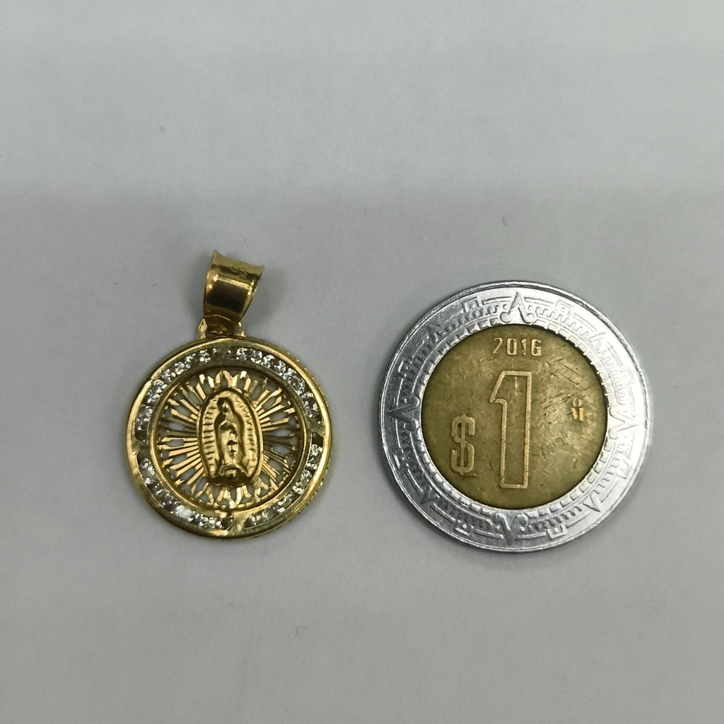 MEDALLA RELIGIOSA ORO 10 K 1 GRMS (SEMINUEVO)