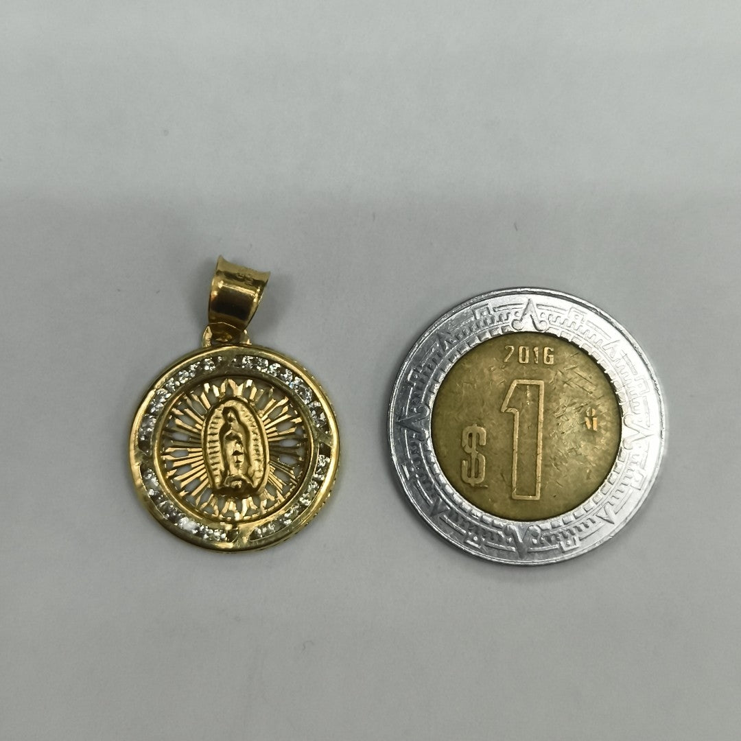 MEDALLA RELIGIOSA ORO 10 K 1 GRMS (SEMINUEVO)