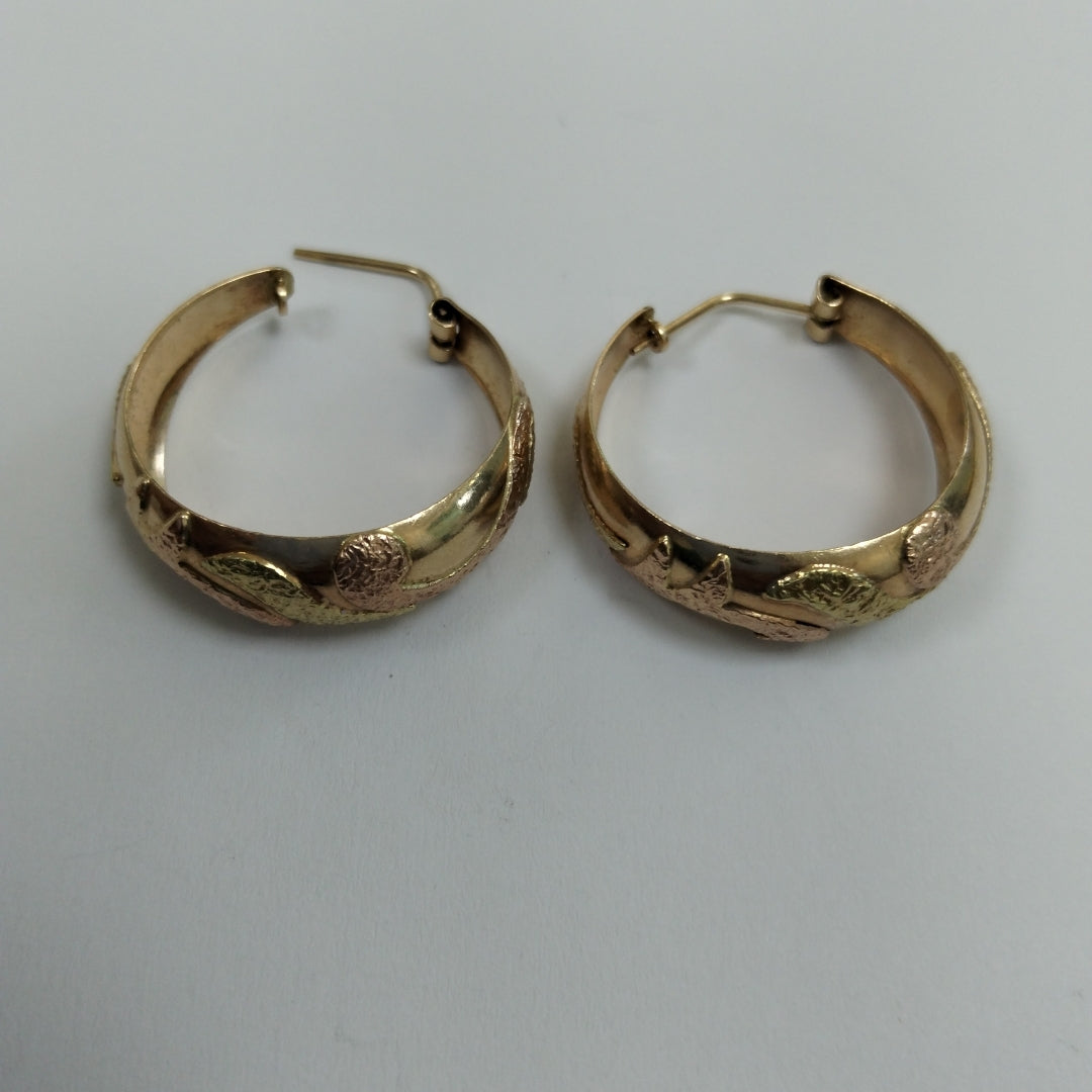 ARRACADAS PAR ORO 14 K 7 GRMS (SEMINUEVO)
