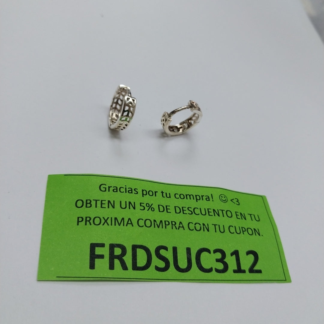 ARRACADAS PLATA .925 2.5 GR (NUEVO)