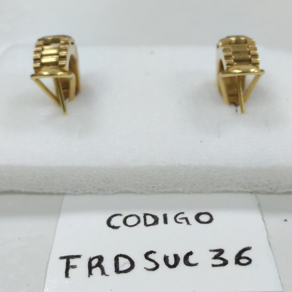 ARETES PAR ORO 18 K 14,70 GRMS (SEMINUEVO)