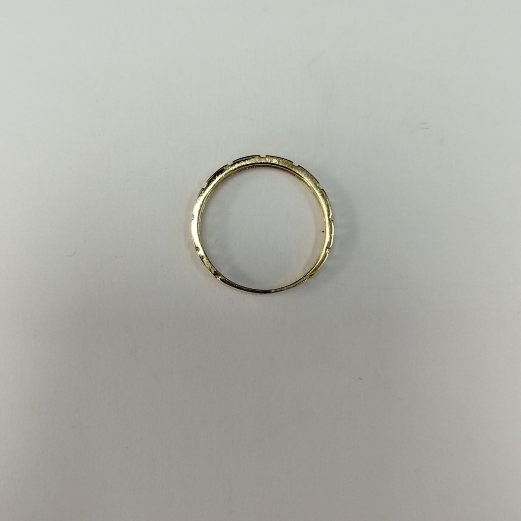 ANILLO ARGOLLA C GRECAS 14K 7 TALLA 1.3 GR (NUEVO)
