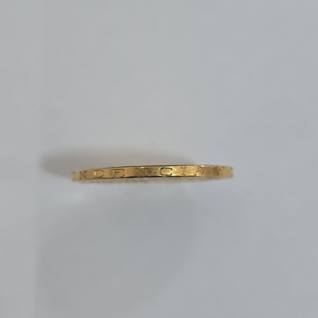 K1 41.6 GRMS 21 K IDENTIFICACIÓN MONEDA NOMINATIVA MATERIALES ORO CANTI (SEMINUEVO)