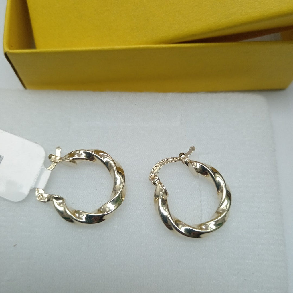 ARETES ARRACADA TORZAL 14K 1.8 GR (NUEVO)