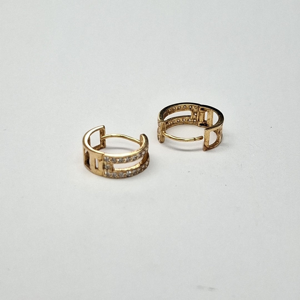 ARRACADAS PAR ORO 14 K 2.5 GRMS (SEMINUEVO)