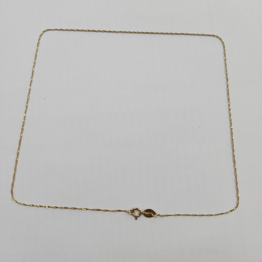 GARGANTILLA ORO 14 K 0,70 GRMS (SEMINUEVO)