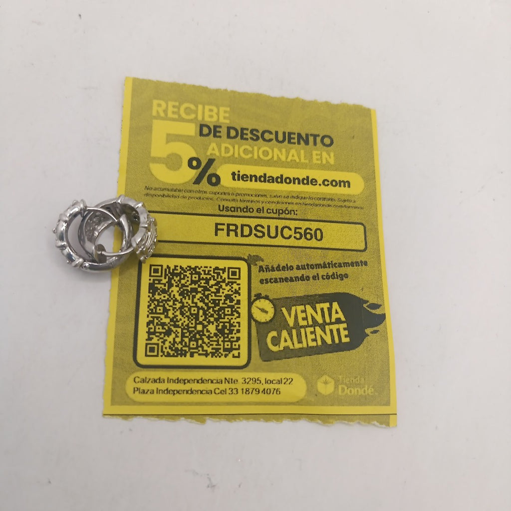 ARRACADAS PAR PLATA 6.1 GRMS (SEMINUEVO)