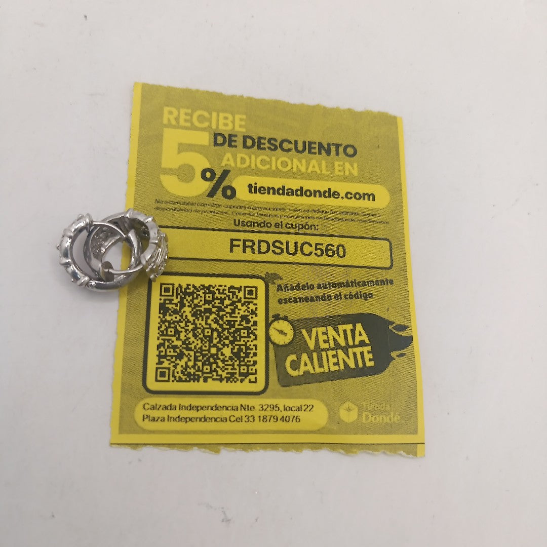 ARRACADAS PAR PLATA 6.1 GRMS (SEMINUEVO)