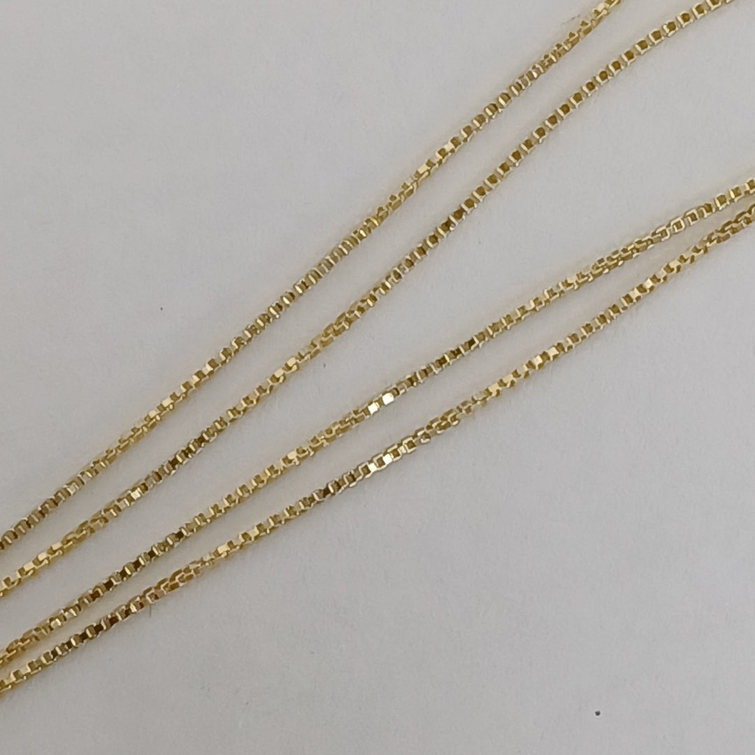 CADENA VENECIANO 14K 55 CM 1.7 GR (NUEVO)