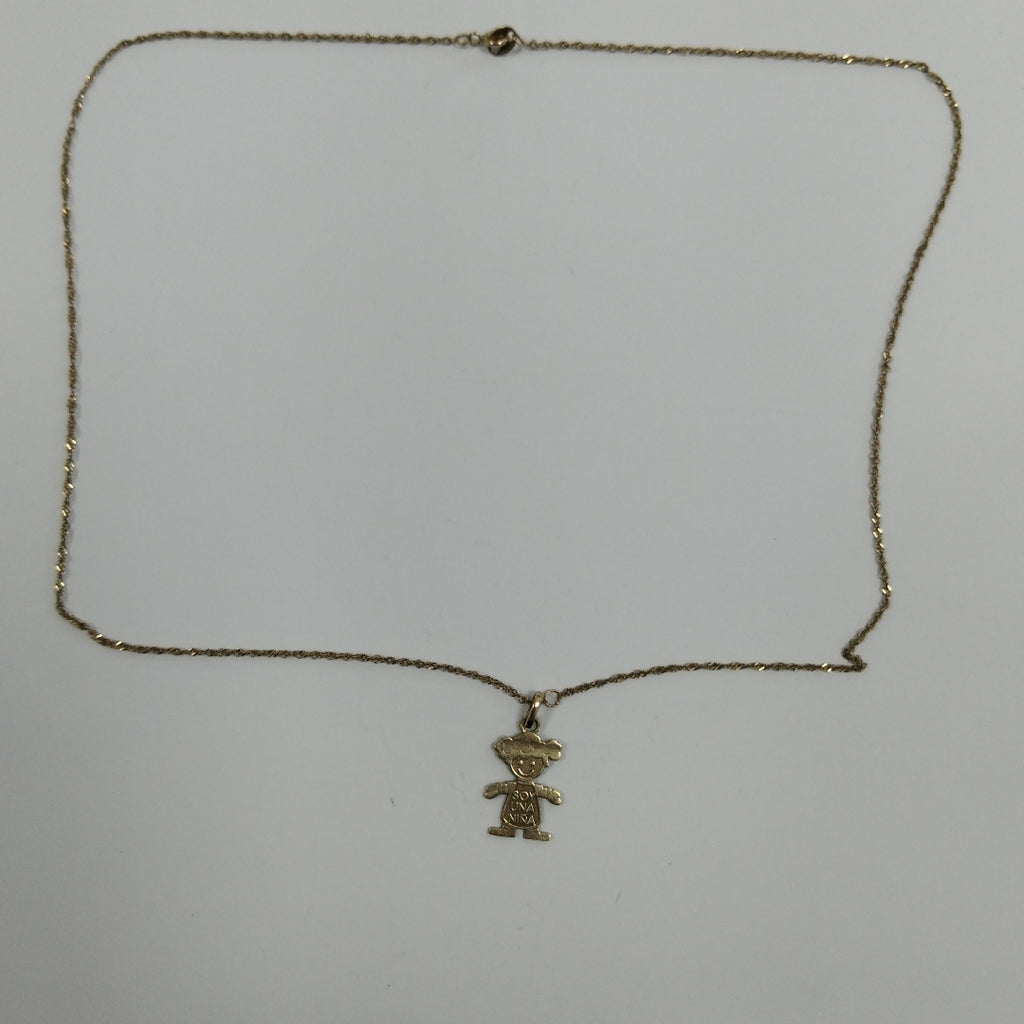 CADENA, DIJE ORO 10 K 1.7 GRMS (SEMINUEVO)