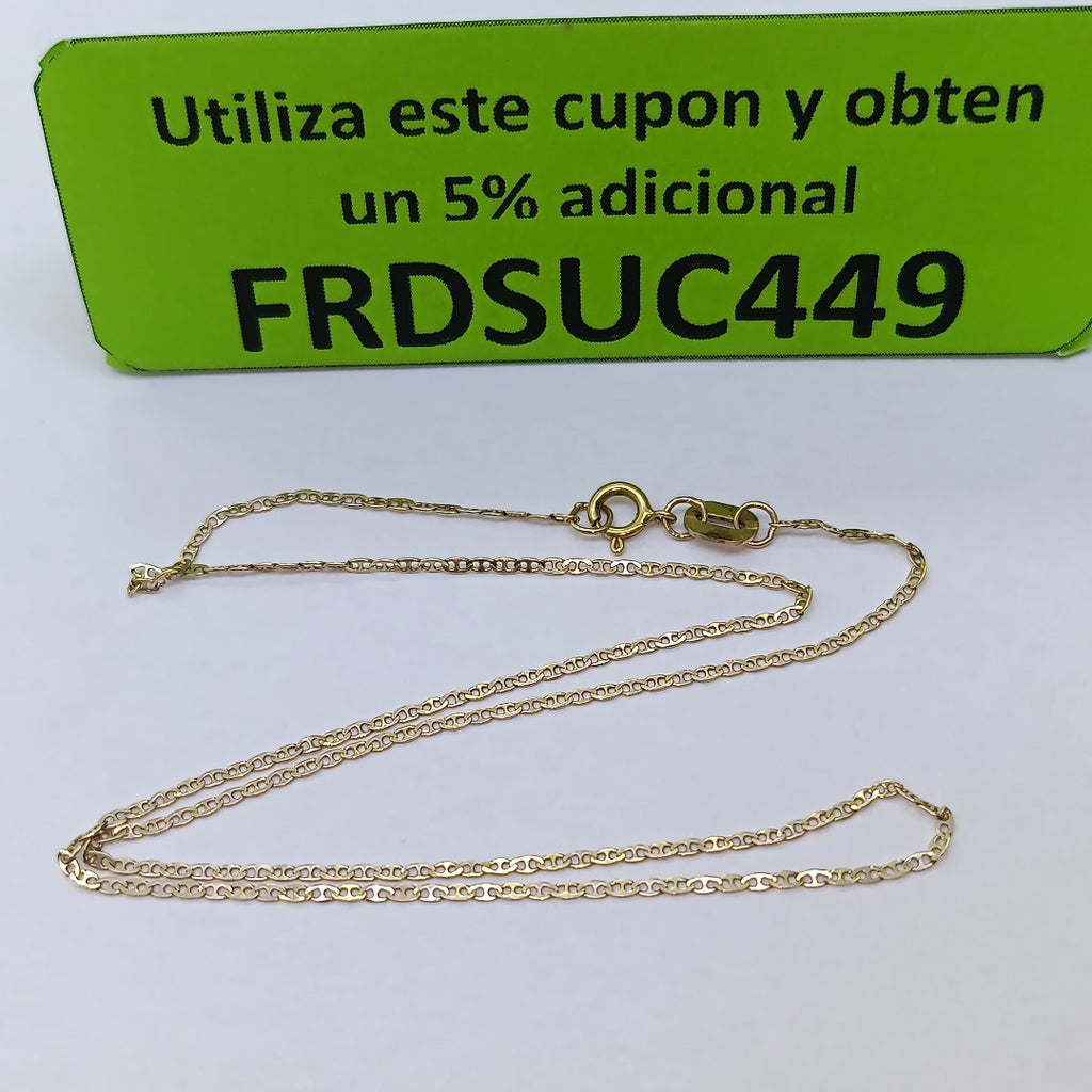 CADENA ORO 10 K 0.9 GRMS (SEMINUEVO)