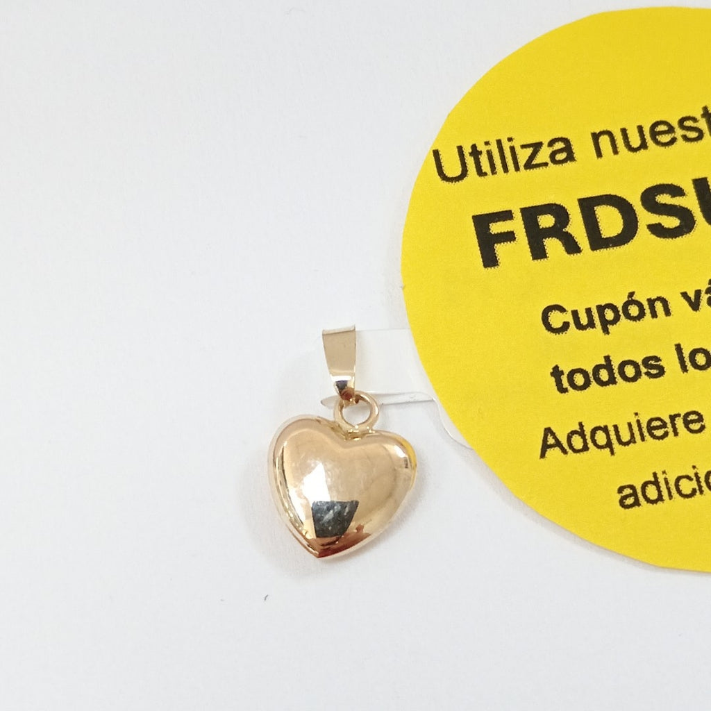DIJE CORAZON 10K 0.7 GR (NUEVO)