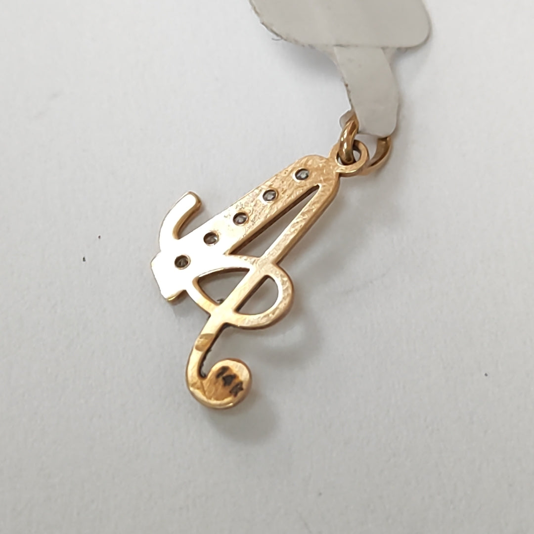 DIJE ORO 14 K 0,80 GRMS (SEMINUEVO)