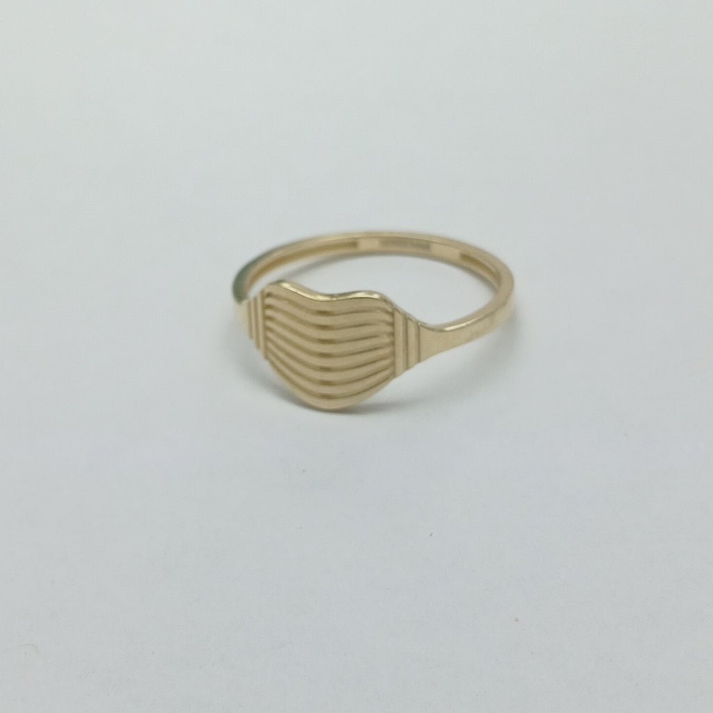 ANILLOS CORAZON 14K TALLA 8 1.8 GR (NUEVO)