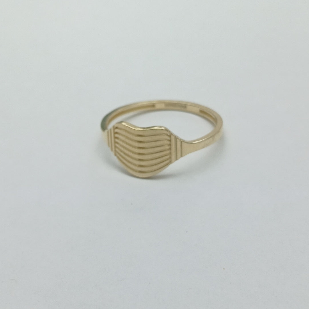 ANILLOS CORAZON 14K TALLA 8 1.8 GR (NUEVO)