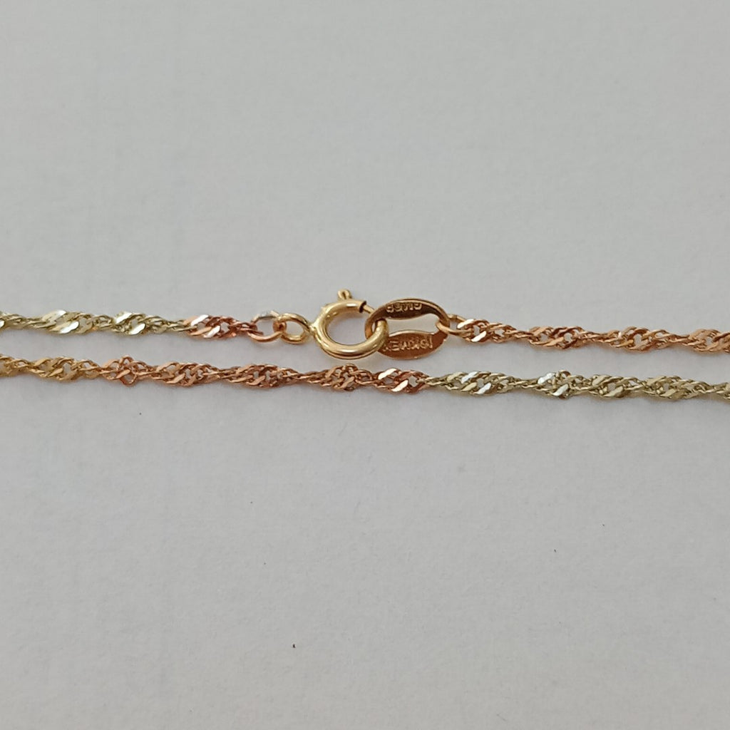 CADENA ORO COMBINADO 10 K 1.9 GRMS (SEMINUEVO)