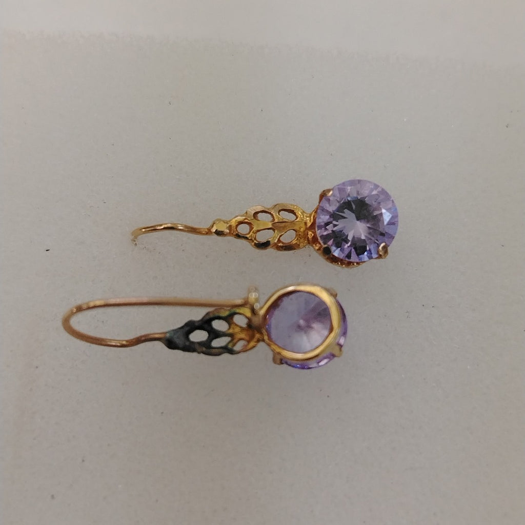 ARETES PAR ORO 8 K 1.9 GRMS (SEMINUEVO)