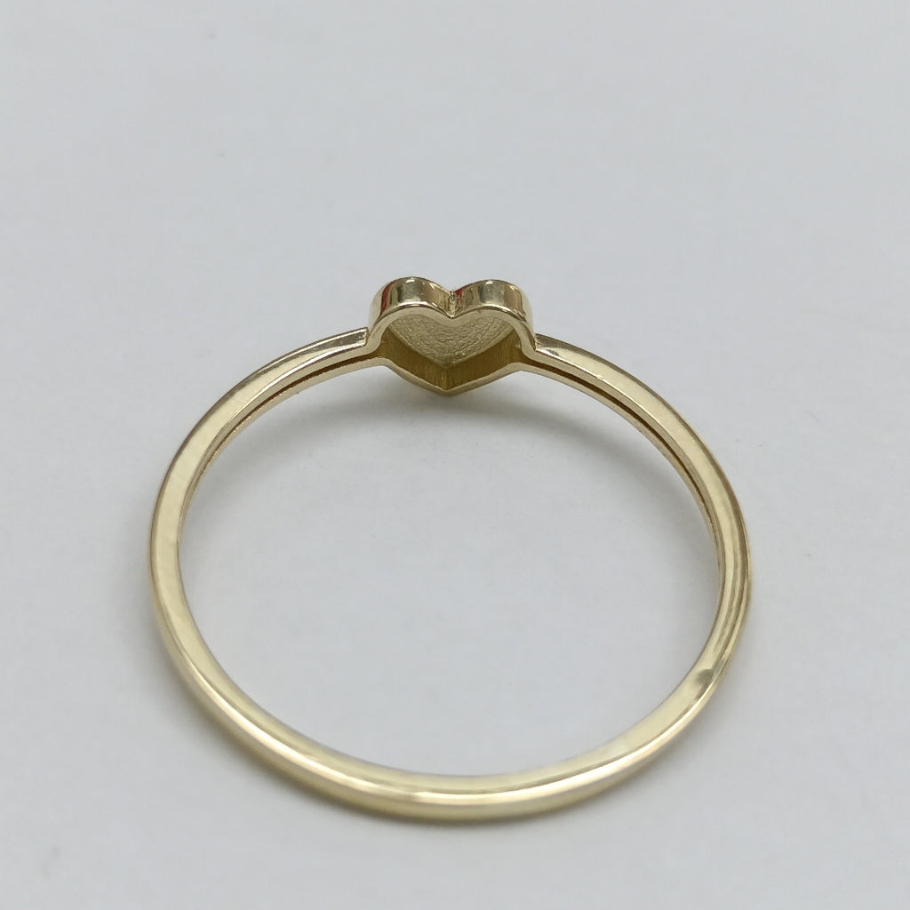 ANILLOS ANILLITO FIG CORAZON 10K TALLA 9 1.2 GR (NUEVO)
