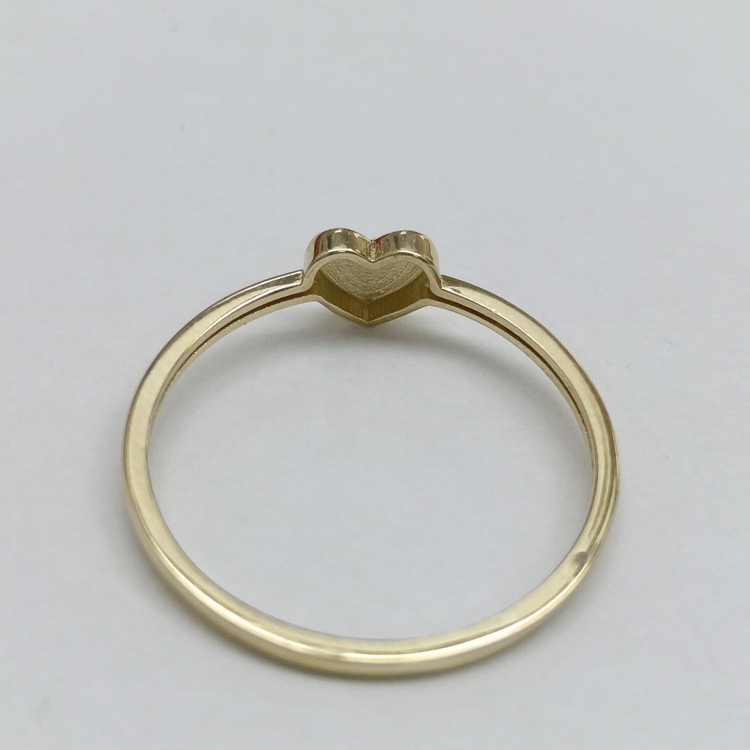 ANILLOS ANILLITO FIG CORAZON 10K TALLA 9 1.2 GR (NUEVO)