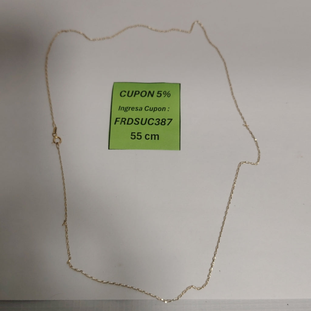 CADENA ORO 14 K 1.8 GRMS (SEMINUEVO)