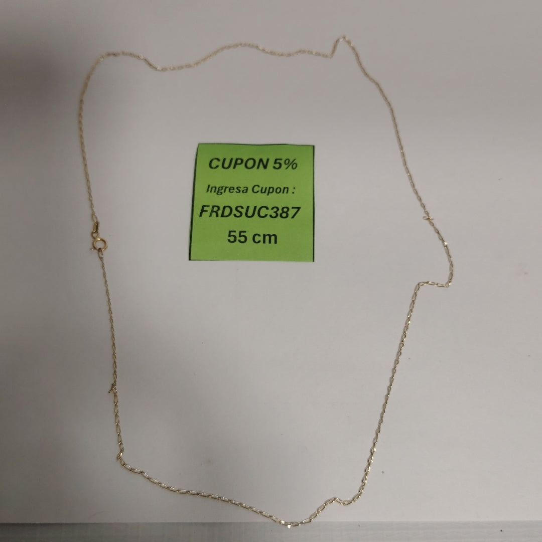 CADENA ORO 14 K 1.8 GRMS (SEMINUEVO)