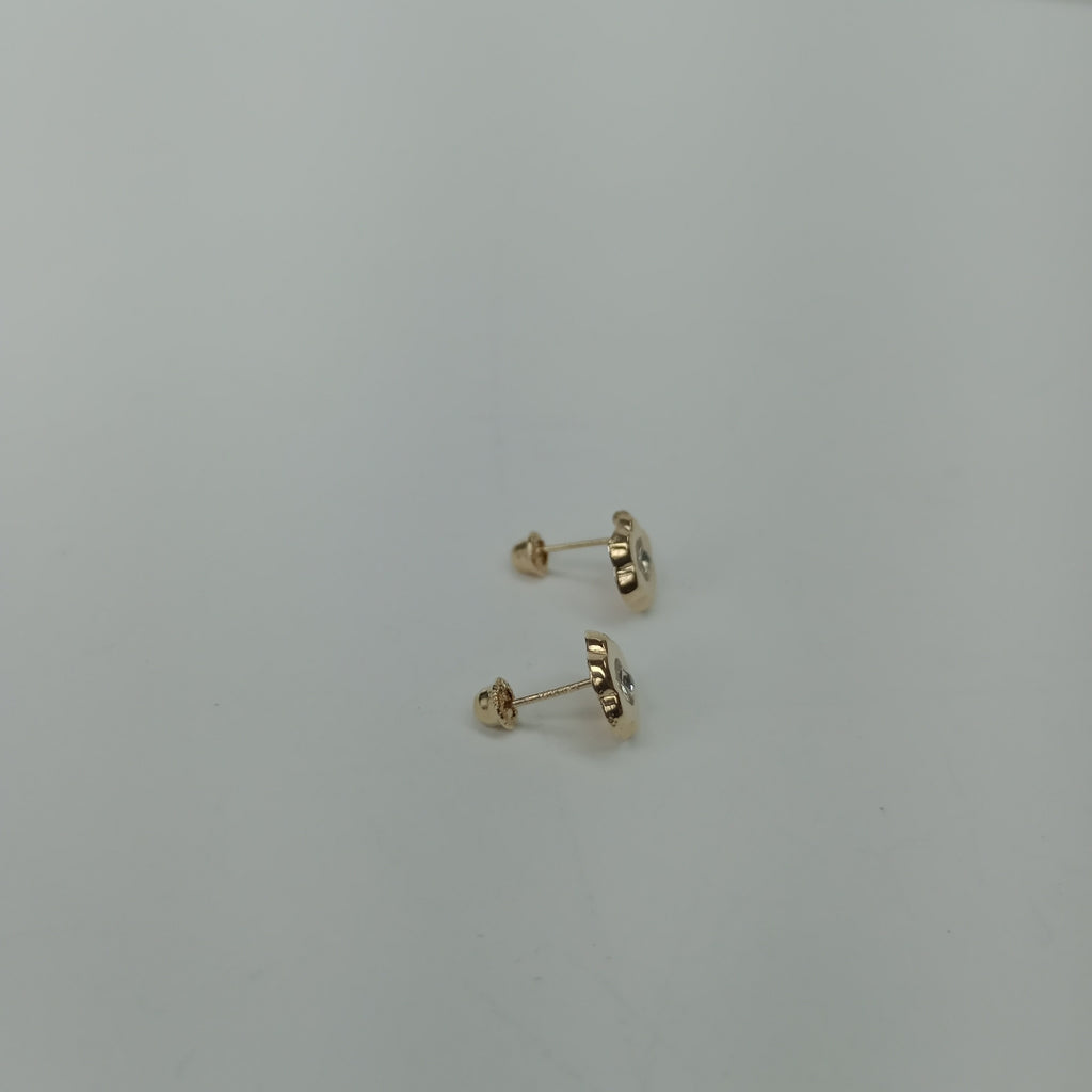 BROQUELES BROQUEL FIG FLOR C CIRCONIA 14K 0.2581 GR (NUEVO)