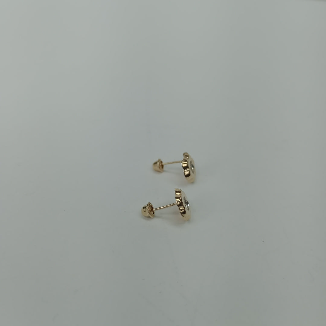 BROQUELES BROQUEL FIG FLOR C CIRCONIA 14K 0.2581 GR (NUEVO)