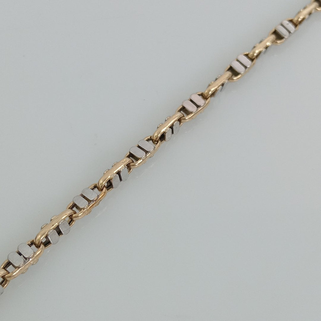 PULSERA ORO, ORO BLANCO 14 K 9.2 GRMS (SEMINUEVO)