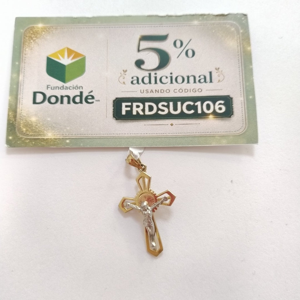 CRUCIFIJO ORO 10 K 1.9 GRMS (SEMINUEVO)