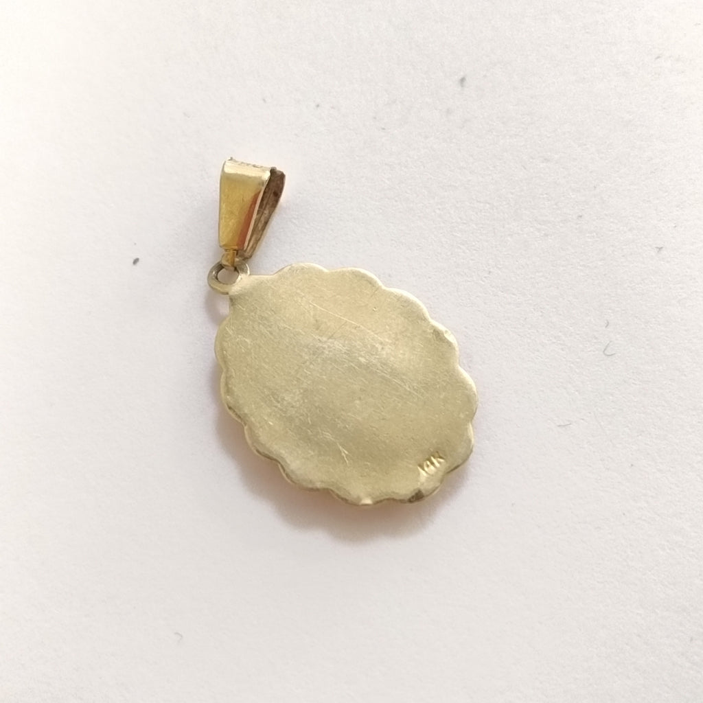 MEDALLA RELIGIOSA ORO 10 K 3.1 GRMS (SEMINUEVO)