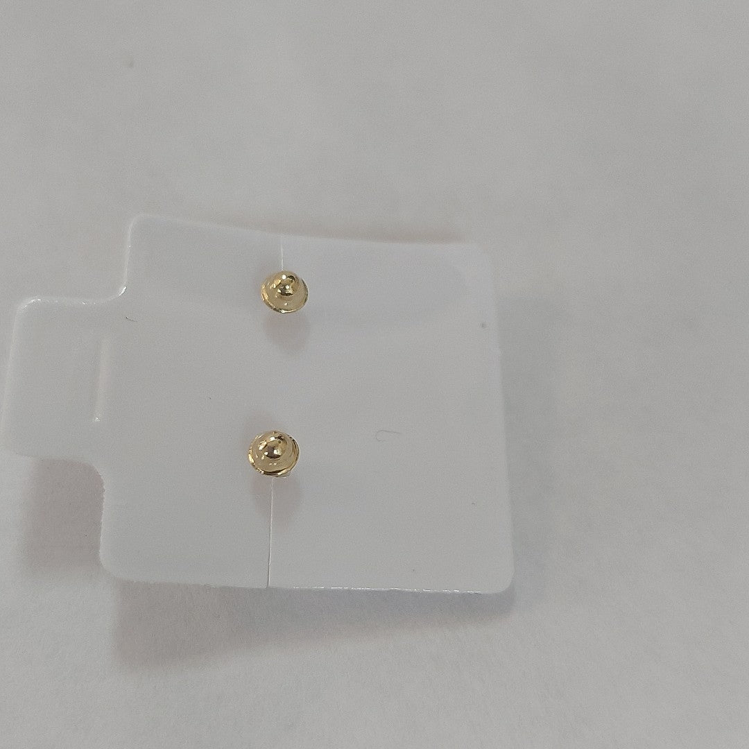 BROQUELES BROQUEL FIG BOTON C CIRCONIA 14K 0.2916 GR (NUEVO)