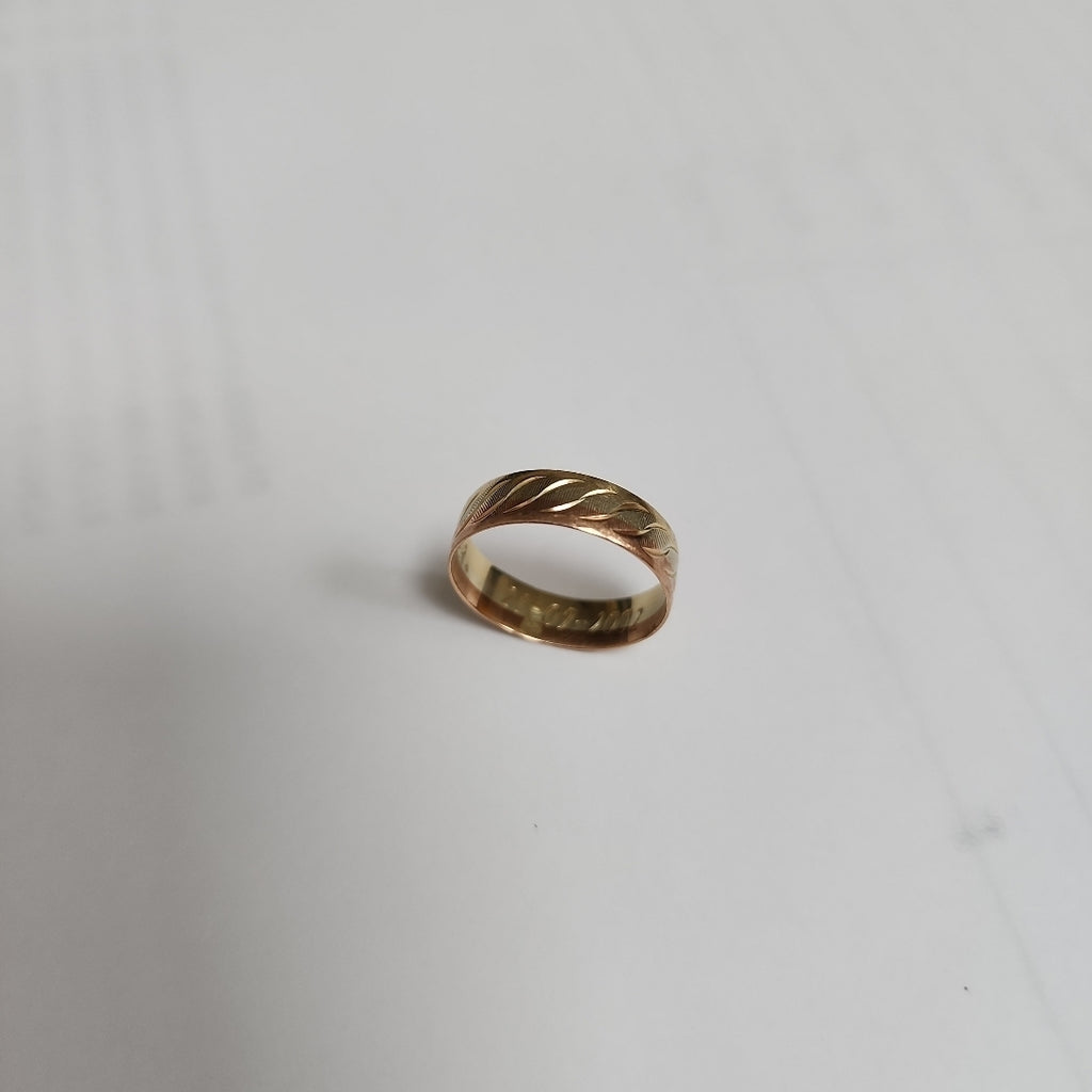 ARGOLLA ORO,ORO COMBINADO 8 K 1,40 GRMS (SEMINUEVO)