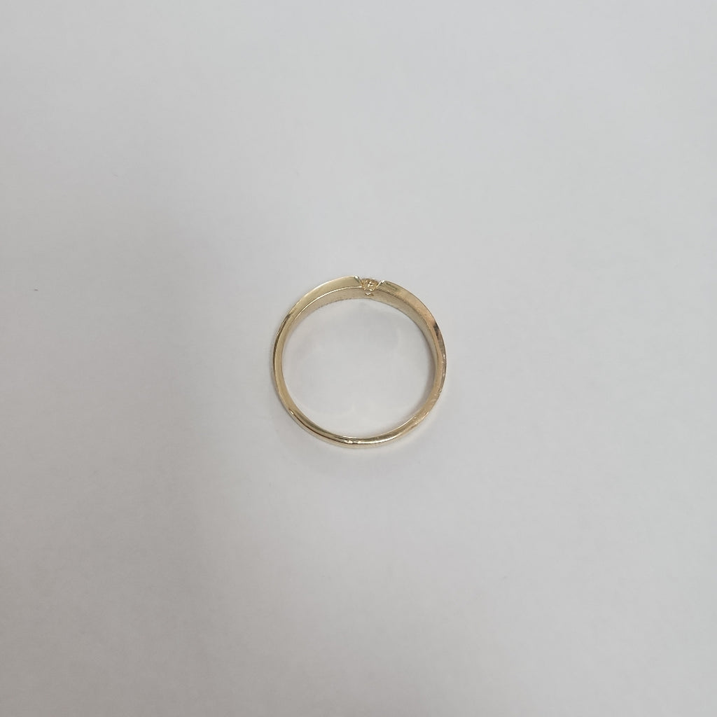 ANILLO ANILLITO SOLITARIO C CIRCONIA 14K 7 TALLA 2.5 GR (NUEVO)