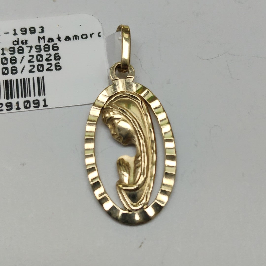 MEDALLA RELIGIOSA ORO 14 K 1.9 GRMS (SEMINUEVO)